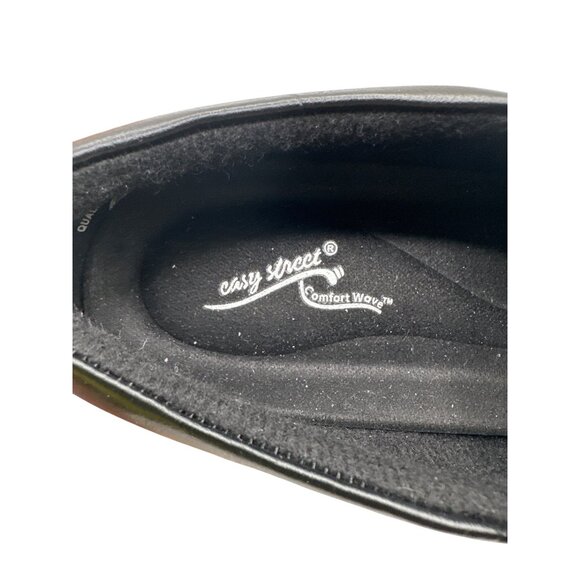 Easy Street Size 6.5 WW Side Zipper Business Casual Heeled Loafers Synthetic - Picture 12 of 12